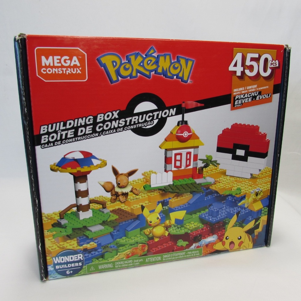 Mega Construx Pokemon Building Box Pikachu and Eevee MISSING PIECES